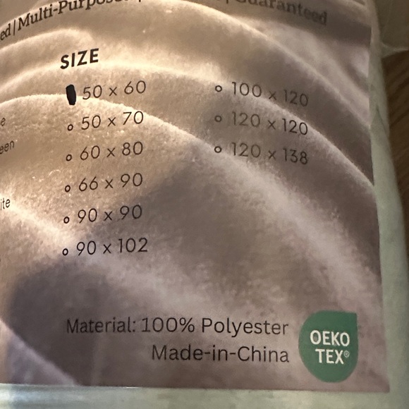 COOVA Soft Mint Green Textured Throw - Picture 6 of 7